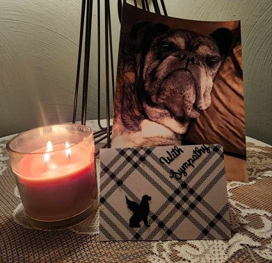 With Sympathy - Dog-Over Rainbow Bridge