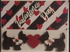 Valentine with 2 scotties